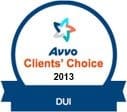 Avvo Clients' Choice 2013 DUI